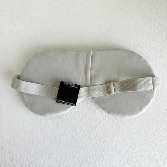 FREE PEOPLE X UNDERSTATED LEATHER Starry Eyed Travel Eye Mask Grey - Picture 2 of 8